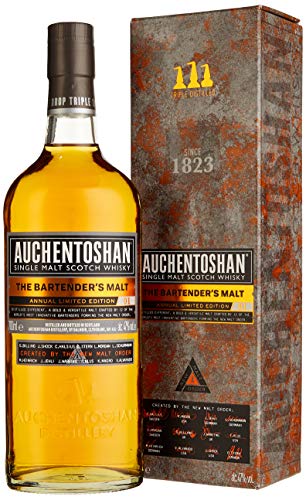 Auchentoshan The Bartender's Malt | Single Malt Scotch Whisky | mit Geschenkverpackung | 47% Vol | 700ml Einzelflasche von Auchentoshan