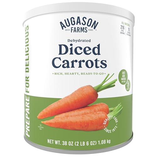 Augason Farms Dehydrated Diced Carrots #10 Can, 38 oz von Augason Farms