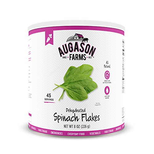 Augason Farms Dehydrated Spinach Flakes #10 Can, 8 oz von Augason Farms