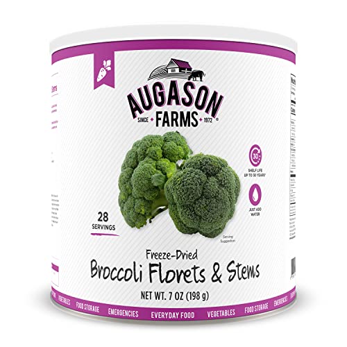 Augason Farms Freeze Dried Broccoli Florets & Stems #10 Can, 7 oz by Augason Farms von Augason Farms