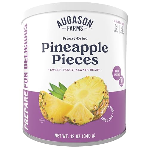 Augason Farms Freeze Dried Pineapple Chunks #10 Can, 12 oz by Augason Farms von Augason Farms