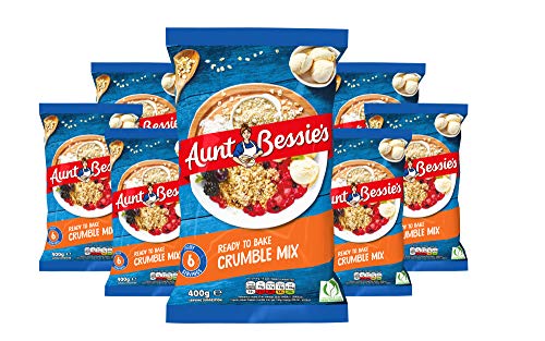 Tante Bessie's Golden Crumble Mix 400g Sweet Crunchy Crumble, 8 Stück von Aunt Bessies