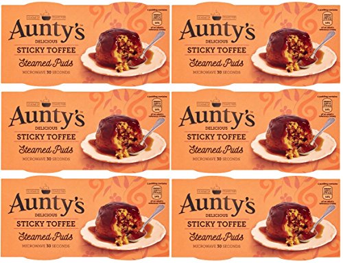 aunty' S dem Dampf Sticky Toffee Pudding 2 X 110 G (Packung von 6) von Aunty's