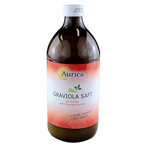 Aurica Graviola 100 % Direktsaft, Bio 500 ml von Aurica Naturheilmittel & Naturwaren GmbH