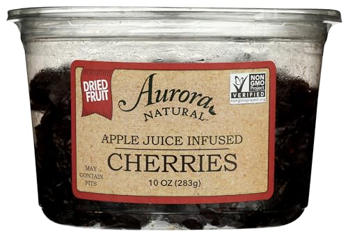 Aurora Natural Products Apple Juice Infused Cherries, 10 Ounce von Aurora