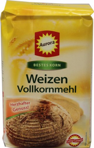 Aurora Weizenmehl Vollkorn, 1 kg von Aurora