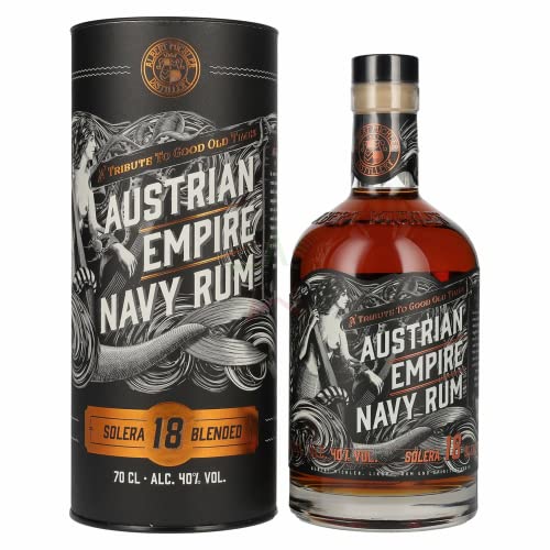 Austrian Empire Navy Rum Solera Blended 18 Years Old 40,00% 0,70 Liter von Geakv