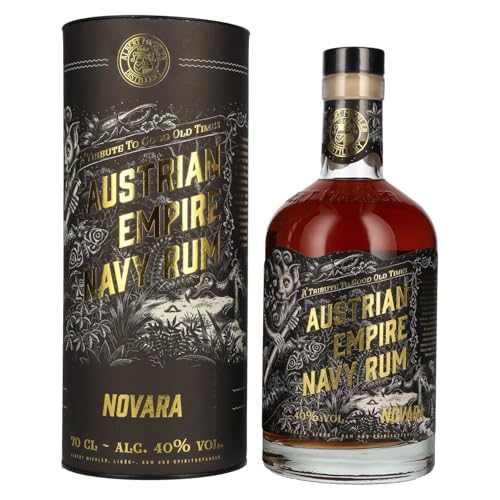 Austrian Empire Navy Rum NOVARA 40% Vol. 0,7l in Geschenkbox von Austrian Empire Navy