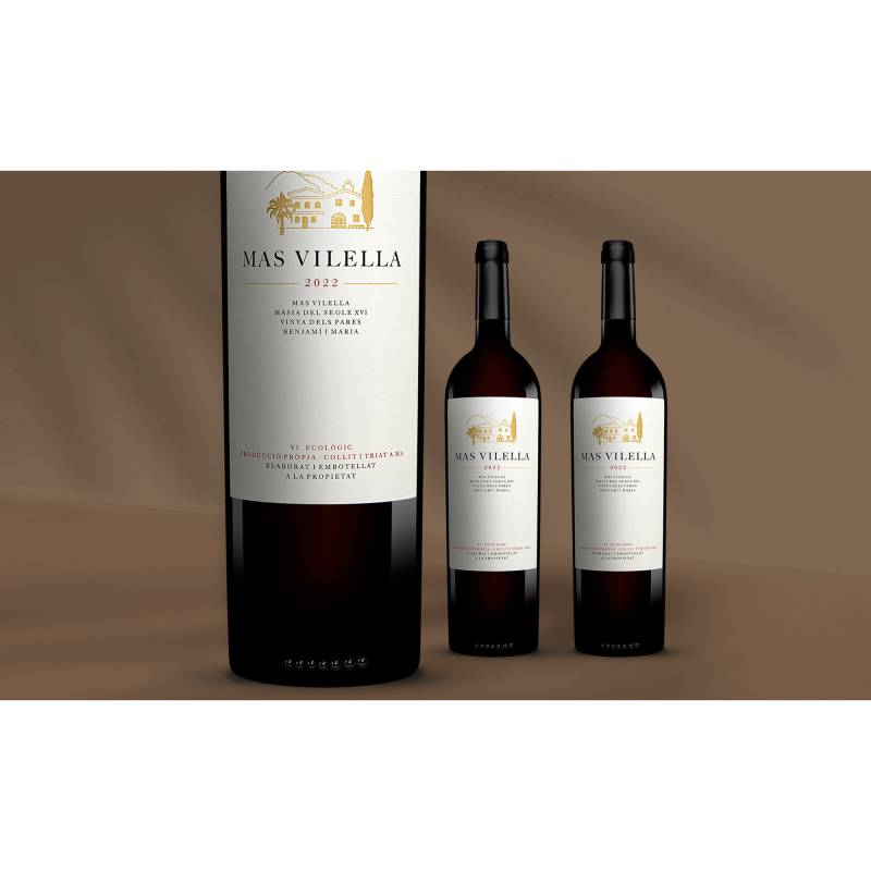 Mas Vilella Negre 2022  2.25L 15.5% Vol. Weinpaket aus Spanien von Autòcton Celler