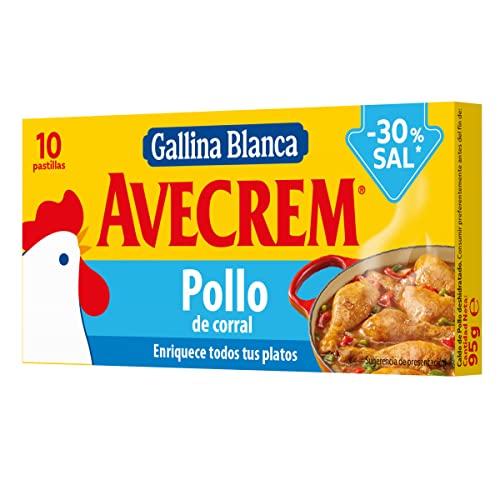 Avecrem Gallina Blanca Pollo Bajo En Sal 10 Pastillas von Gallina Blanca