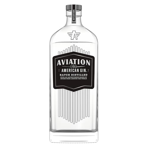 Aviation American Gin, ausgewogenes Geschmacksprofil mit Botanicals, perfekt für Cocktails, New Western Dry Gin aus Portland, Oregon, mit Sorgfalt destilliert, 700 ml von Aviation