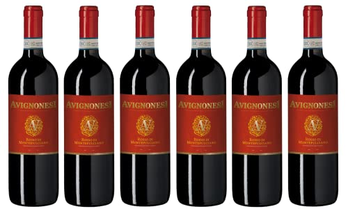 6x 0,75l - 2021er - Avignonesi - Rosso di Montepulciano D.O.P. - Toscana - Italien - Rotwein trocken von Avignonesi