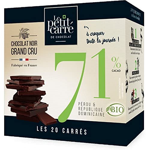 Le Petit Carre de Chocolate, quadratisch, Schwarz von Axppin