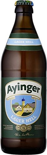 20 Flaschen Ayinger Lager hell a 500ml helles Lagerbier 4,9% Vol. inc. 1.50€ MEHRWEG Pfand von Ayinger