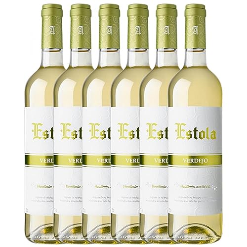 Ayuso Estola Blanco Verdejo La Mancha 75 cl (Schachtel mit 6 Flaschen von 75 cl) von Ayuso