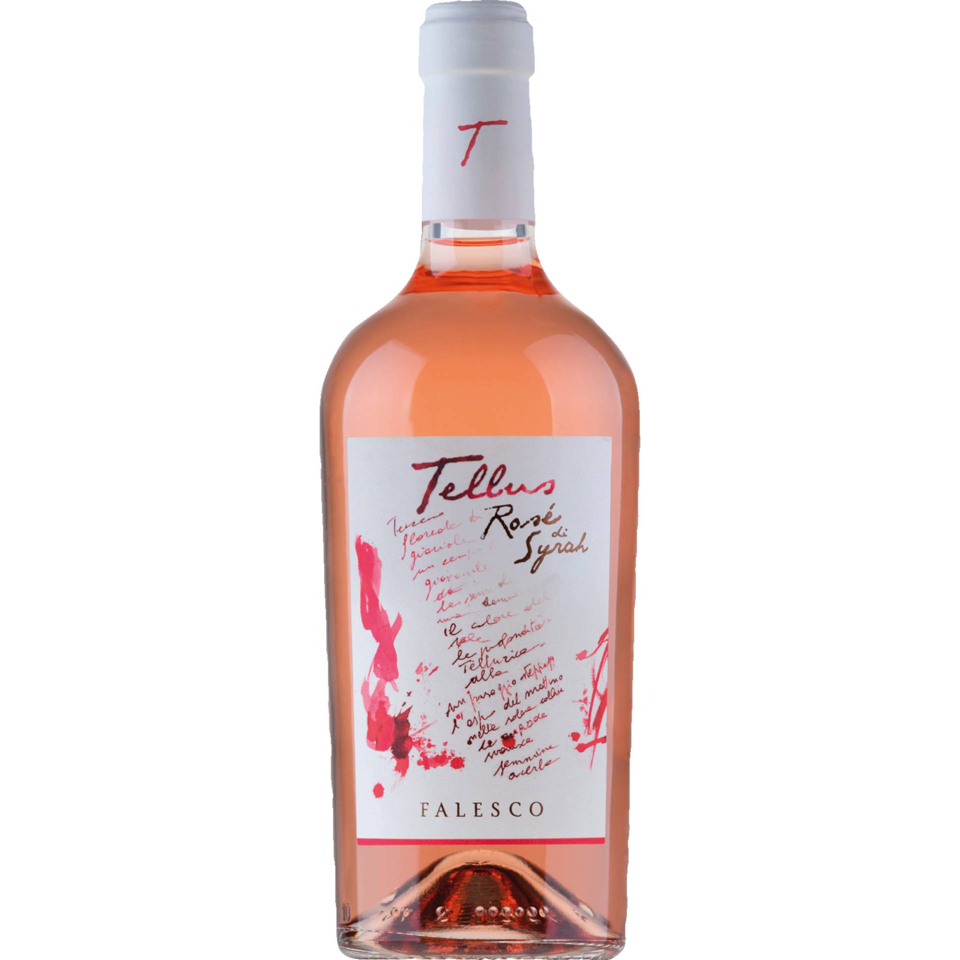 Tellus Syrah Rosato Lazio, Vino Rosato Umbria IGP, Umbrien, 2023, Roséwein von Az. Vinicola Falesco Srl.,05020,Montecchio TR,Italien