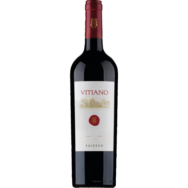 Vitiano Rosso, Vino Rosso Umbria IGT, Umbrien, 2022, Rotwein von Az. Vinicola Falesco Srl.,05020,Montecchio TR,Italien