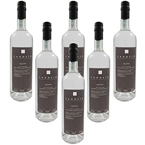 Grappa di Vinacce von Nobile Az.Agr. Canneto (6 Flaschen 70 cl.) von Az.Agr. Canneto