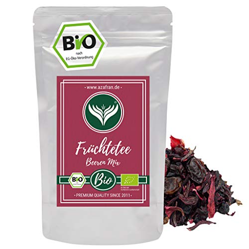 Azafran BIO Früchtetee Rote Beeren Mix lose 250g von Azafran