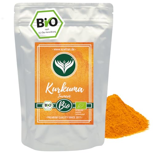 Azafran BIO Kurkuma - Premium Kurkumapulver gemahlen aus Indien 1kg von Azafran