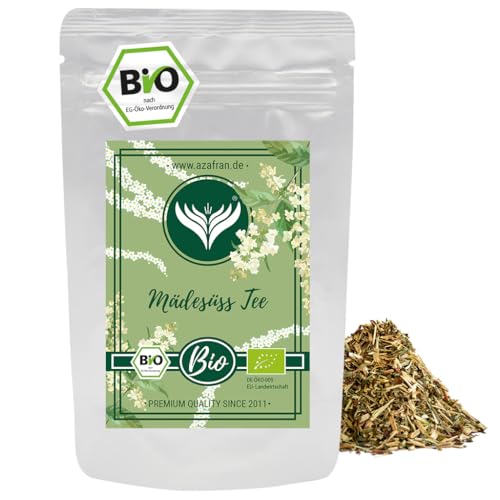 Azafran BIO Mädesüß gerebelt als Tee, Mädesüßtee, natürlicher Kräutertee 250g von Azafran