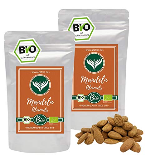 Azafran BIO Mandeln (Almonds) Naturbelassen ganz 5kg von Azafran