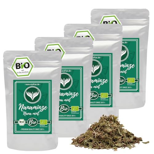 Azafran BIO Nana Minze Tee lose - (Krause Minze) Spearmint - Nanaminze 1kg von Azafran