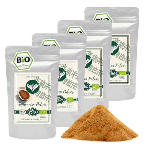 Azafran BIO Shoyu Pulver, Sojasauce getrocknet, Umami Würzmittel für Soja Sauce 1kg von Azafran