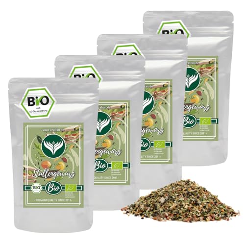 Azafran BIO Stullengewürz, Gewürzzubereitung für köstliche Butterbrot Toppings, Stullen Spice Crunch Gewürzmischung 1kg von Azafran