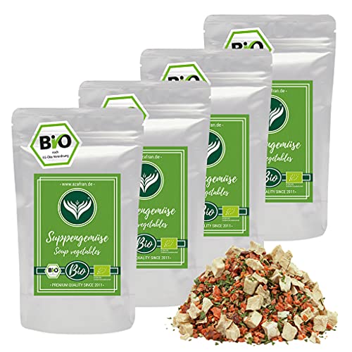 Azafran BIO Suppengemüse (Gewürzmischung) für Brühe ohne Hefe, Glutamate, Fett, Salz und Zucker 2kg von Azafran