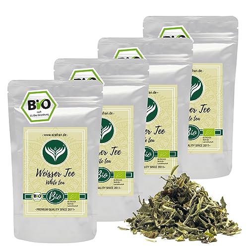 Azafran BIO Weißer Tee lose, Pai Mu Tan, China Tea White Peony 1kg von Azafran