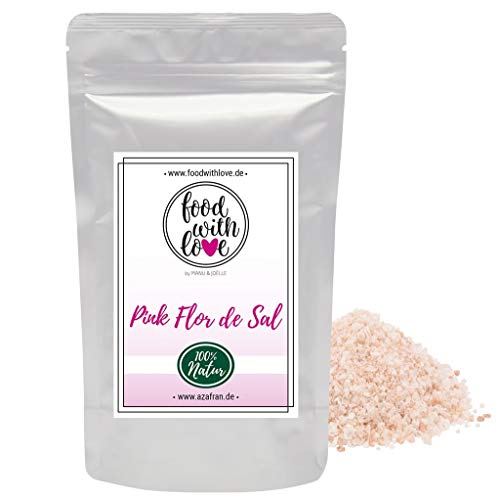 Azafran Flor de Sal Rosa, Fleur de Sel, Salzblume Flocken plastikfrei 250g von Azafran