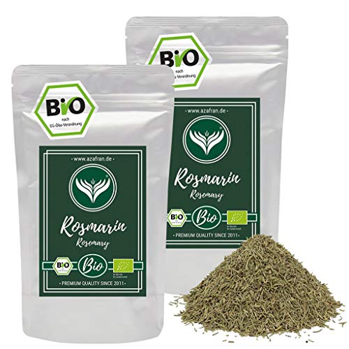 Azafran BIO Rosmarin getrocknet - Perfekt auch als Rosmarintee 500g von Azafran