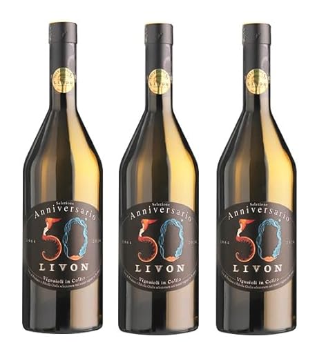 3x 0,75l - 2014er - Livon - Selezione 50 Anni - Friulano & Ribolla Gialla - Collio D.O.P. - Friaul - Italien - Weißwein trocken von Azianda Agricola Livon