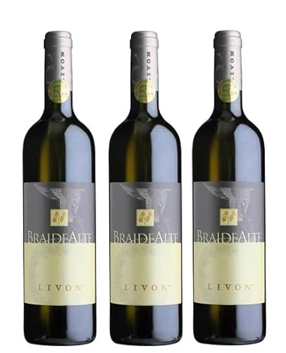 3x 0,75l - 2021er - Livon - Braide Alte - Bianco delle Venezie I.G.P. - Veneto - Italien - Weißwein trocken von Azianda Agricola Livon