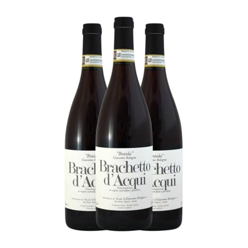 Braida di Giacomo Bologna Brachetto Brachetto d'Acqui 75 cl Rotwein (Karton mit 3 Flaschen von 75 cl) von Azienda Agricola Braida di Giacomo Bologna