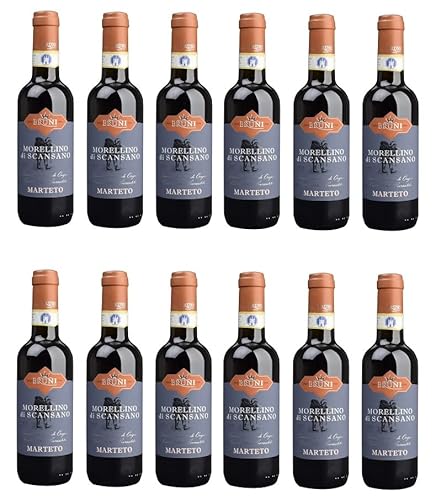 12x 0,375l - 2020er - Bruni - Marteto - Morellino di Scansano Riserva D.O.C.G. - Toscana - Italien - Rotwein trocken von Azienda Agricola Bruni