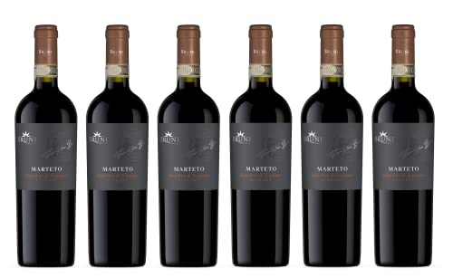 6x 0,75l - 2022er - Bruni - Marteto - Morellino di Scansano Riserva D.O.C.G. - Toscana - Italien - Rotwein trocken von Azienda Agricola Bruni