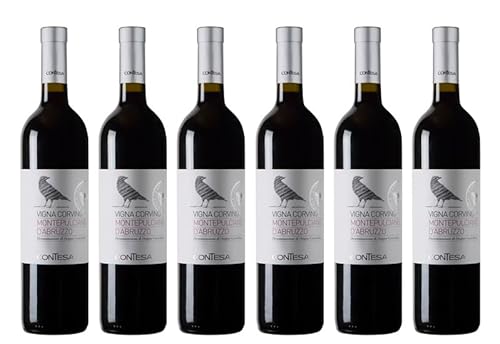 6x 0,75l - 2023er - Contesa - Vigna Corvino - Montepulciano d'Abruzzo D.O.P. - Italien - Rotwein trocken von Azienda Agricola Contesa