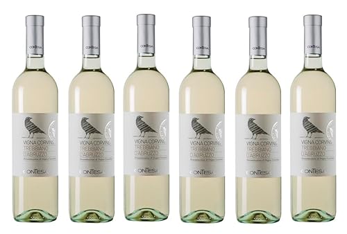 6x 0,75l - 2023er - Contesa - Vigna Corvino - Trebbiano d'Abruzzo D.O.P. - Italien - Weißwein trocken von Azienda Agricola Contesa