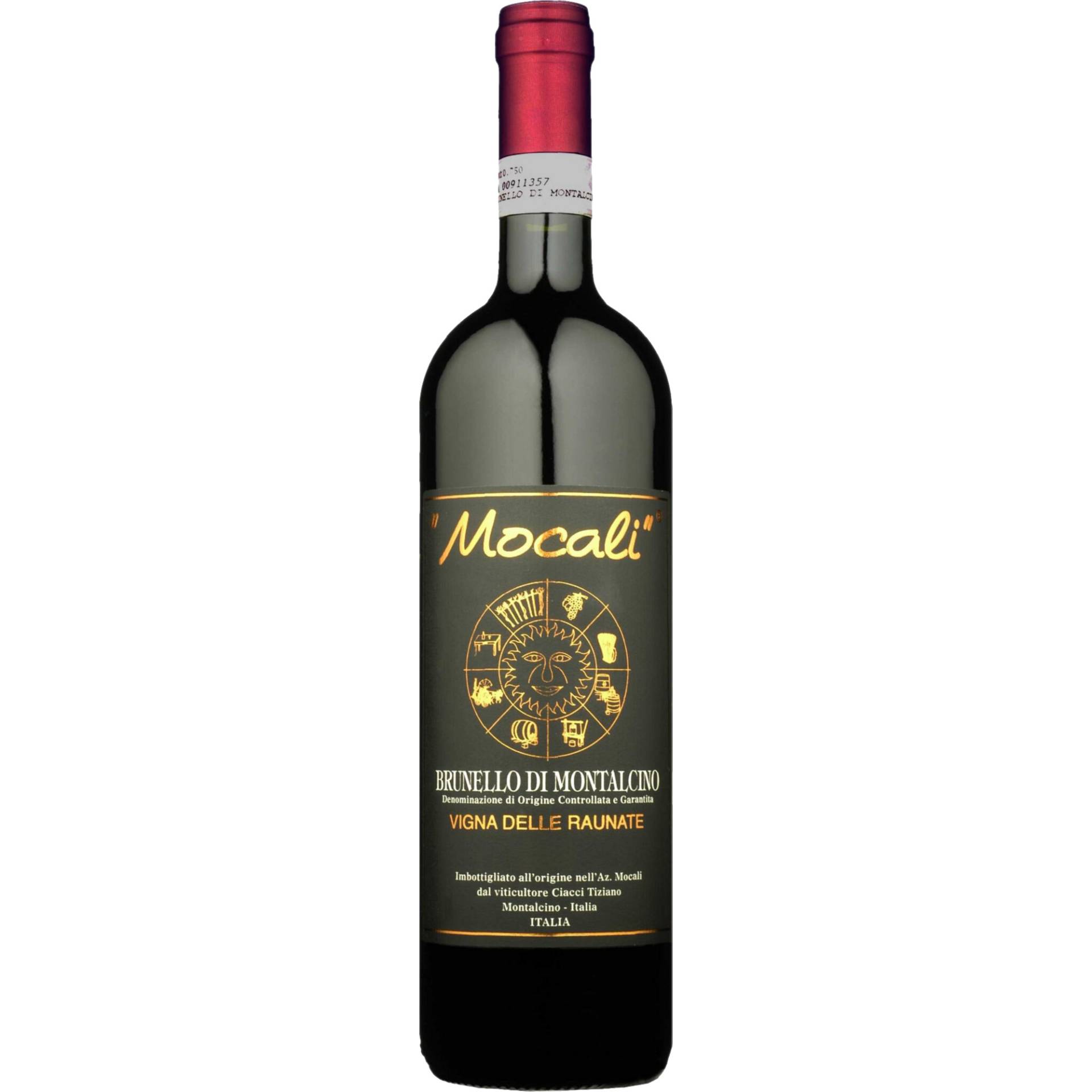 Mocali Vigna delle Raunate Brunello di Montalcino, Brunello di Montalcino DOCG, Toskana, 2018, Rotwein von Azienda Agricola Mocali di Ciacci Tiziano, Località Mocali, I - 53024 Montalcino