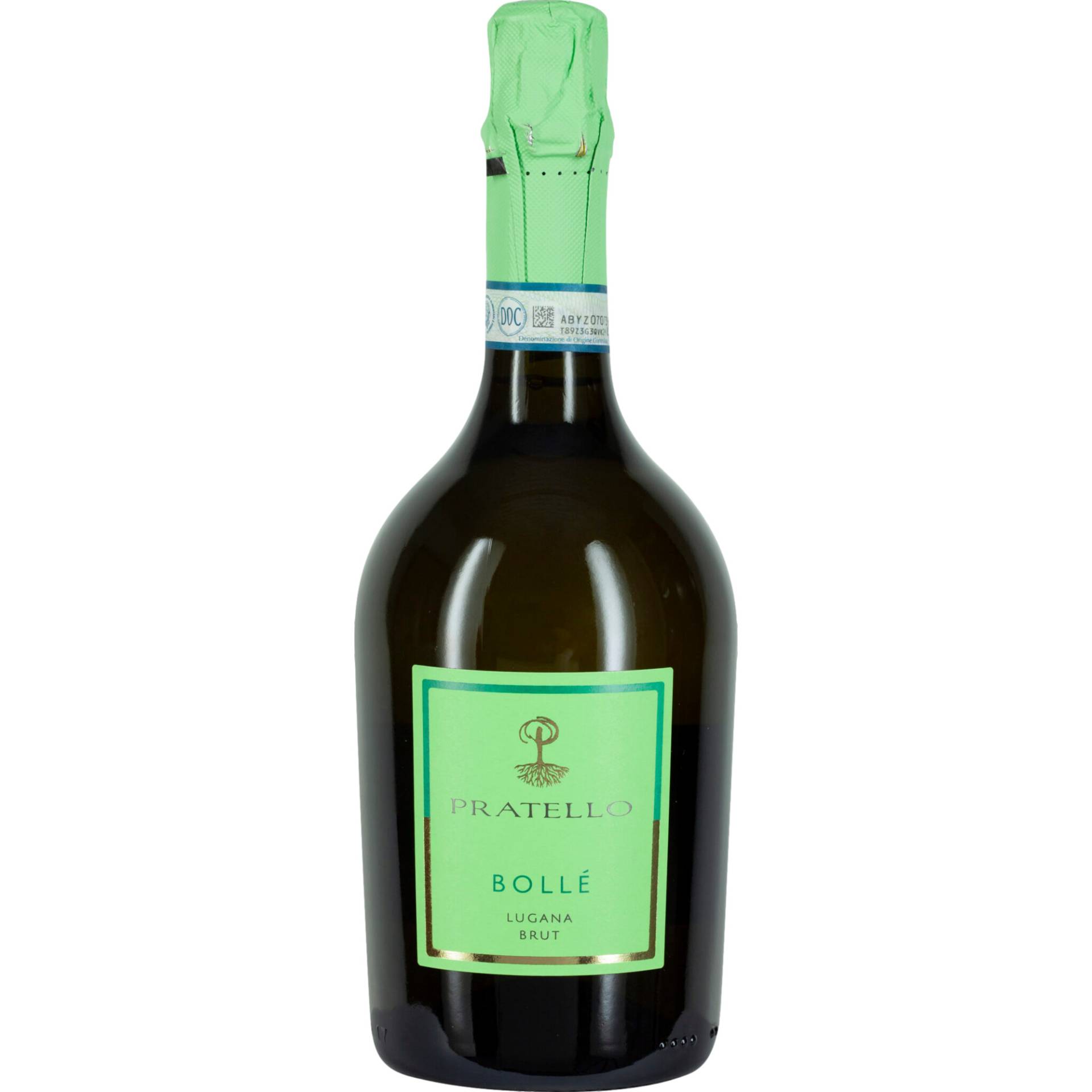 Pratello Bollé Lugana Spumante Brut, Brut, Lugana DOC, Venetien, Schaumwein von Azienda Agricola Pratello di Bertola V.S.S., Via Pratello 26, I - 25080 Padenghe Sul Garda Brescia