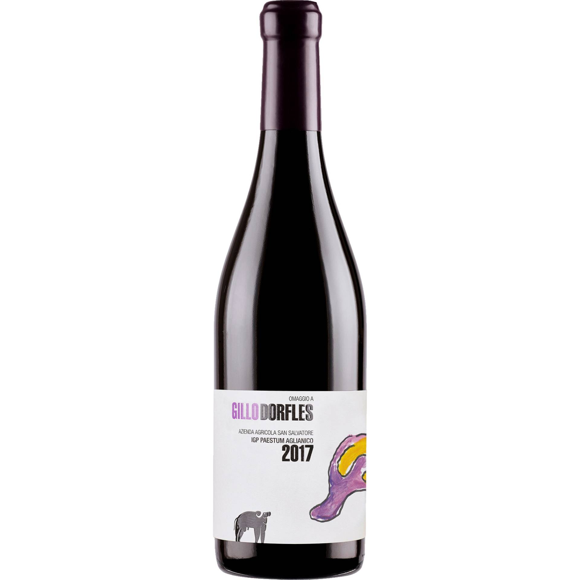 Gillo Aglianico, Paestum IGP, Kampanien, 2017, Rotwein von Azienda Agricola San Salvatore, IT-84075 Stio (Sa)