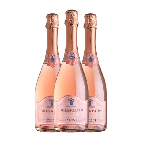 Zeni Chiaretto Spumante Brut Venezia 75 cl Rosé Sekt (Karton mit 3 Flaschen von 75 cl) von Azienda Agricola Zeni