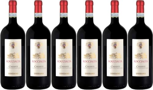 6x Uggiano Chianti Roccialta 1.5 L 2022 - Azienda Uggiano, Chianti - Rotwein von Azienda Uggiano