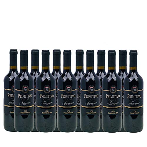 Rotwein Italien Primitivo Puglia IGT Soprano trocken (12x0,75L) von Azienda Vinicola Torrevento s-r-l. Corato Italien