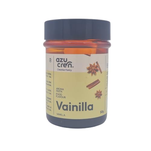 Azucren - Vanille-Aromapaste - Aromatisieren und Verfeinern - Vanillegeschmack - Ideal für Backkreationen - 50 Gr von Azucren