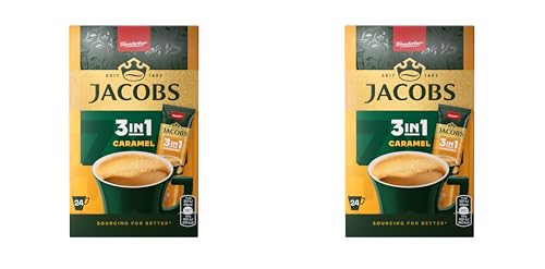 JACOBS 3in1 Caramel Instantkaffee 48 Beutel Einzeldosen von B4B