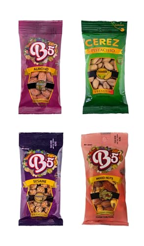 Babay Nuts Gemischte Box - Abenteuer Bundle | 4 Pack | 140 gramm | Sportliche Studentenfutter von B5 Cerez