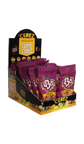 Babay Nuts Mandeln - geröstet & gesalzen | 16 x 40 gramm | Geschmacksvoller & aromatischer Crunch von B5 Cerez